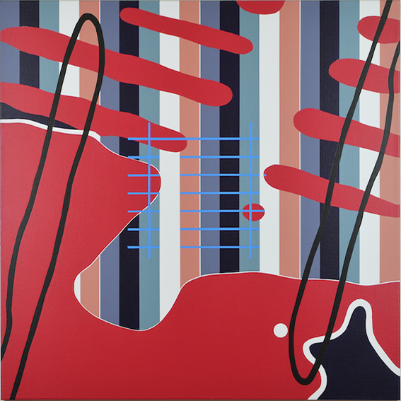 ZT 2023 acryl op linnen 100 x 100 cm 