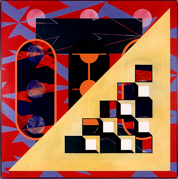 ZT 1997 acryl en alkyd op linnen 100 x 100 cm