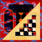 ZT 1997 acryl en alkyd op linnen 100 x 100 cm