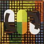 ZT 1997 acryl en alkyd op linnen 100 x 100 cm