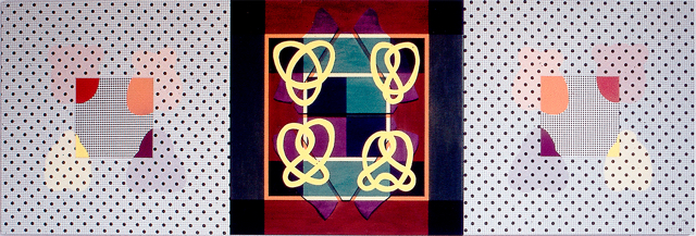 ZT 1995 acryl op linnen 100 x 300 cm