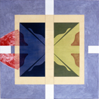 ZT 1989 acryl en alkyd op linnen  170 x 170 cm 