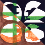 ZT 1990 gouache op papier